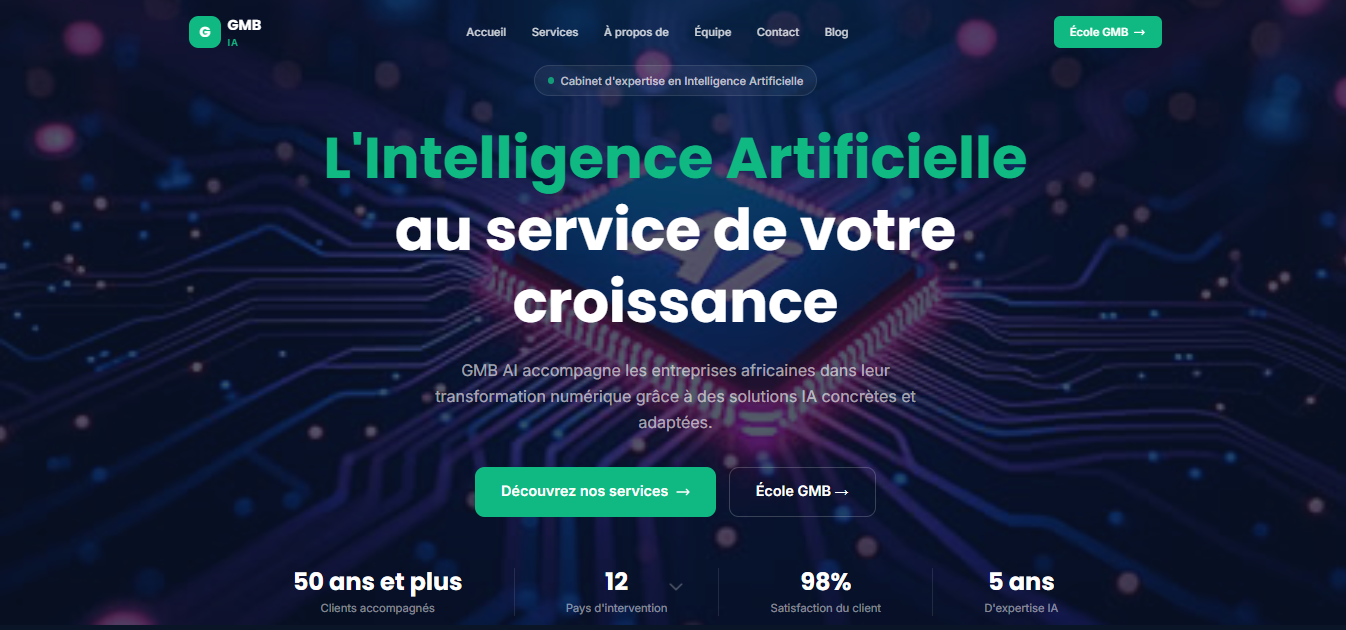 Image principale du projet GMB School & AI Cabinet